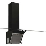 Kuhinjska napa 90 cm jeklo in kaljeno steklo črna, (20746354) | Shoptok.si