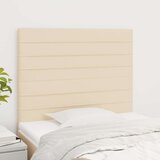  Posteljno vzglavje 2 kosa krem 90x5x78/88 cm blago, (20954178) Cene