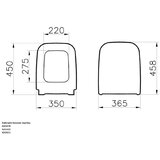 Vitra 91-003-409 Shift WC deska s počasnim zapiranjem "Soft Close" | Shoptok.si