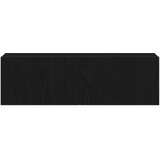  Set TV komoda Zidne 4 pcs Crni hrast 130,5 x 30 x 140 cm | Eponuda.com