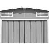  Vrtno spremište 257 x 298 x 178 cm metalno sivo | shoptok.hr