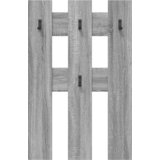 vidaXL Nadwyčajna obešalnik za plašče Siva sonoma 65 x 3 x 100 cm | Shoptok.si