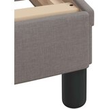  posteljni okvir z LED brez vzmetnice Taupe 80x200 cm Tkanina | Shoptok.si