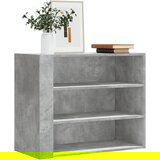 vidaXL Stenska omarica betonsko siva 75x35x60 cm inženirski les Cene