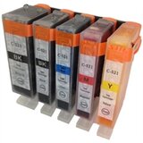 Canon - Komplet tinta za CLI-521 BK/C/M/Y + PGI-520BK, zamjenski | shoptok.hr