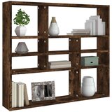  Zidna polica boja hrasta 90 x 16 x 78 cm konstruirano drvo | Eponuda.com