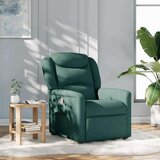  Naslanjač iz temno zelenega blaga, (21824686) | Shoptok.si