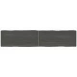 Stolna Mizna plošča temno siva 180x40x6 cm obdelana trdna hrastovina, (20979830)