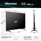 Hisense UHD SMART TV 43A6Q 43" 4K 60Hz VIDAA OS | Eponuda.ba