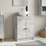 Kupaonski umivaonik s sudoperom Betonska siva 54 x 35 x 83 cm | shoptok.hr