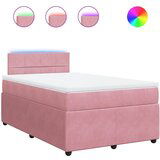 Maison Chic Box spring postelja - Vzmetna postelja z vzmetnico roza 120x190 cm žamet SL16982, (21884664) | Shoptok.si