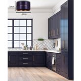  Duolla - Plafonsko svetlo DUO 1xE27/15W/230V Ø 40 cm plavo/zlatno | Eponuda.com