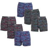 Andrie 6PACK men's boxer shorts multicolor