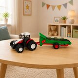  Remote Controlled Agricultural Tractor with Conveyor Belt RC Bale Lights 1:24 | Shoptok.si