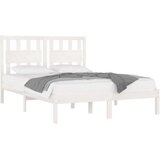  Posteljni okvir bel iz trdne borovine 160x200 cm, (20643312) | Shoptok.si