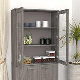  Gornji element za komodu HAMAR svjetlosivi 85x35x100cm borovina | shoptok.hr