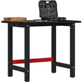 vidaXL Delovna miza temno rjava 100x60x81,5 cm trdna hrastovina | Shoptok.si