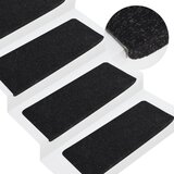 vidaXL Samolepilne preproge za stopnice 15 kosov 65x28 cm antracitne Cene