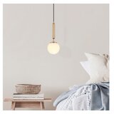 Opviq Viseča svetilka v zlati barvi s steklenim senčilom ø 15 cm King – | Shoptok.si