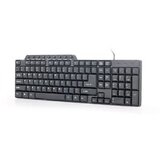  Tastatura GEMBIRD, KB-UM-104, Compact multimedia keyboard, USB, US layout, black | Eponuda.ba
