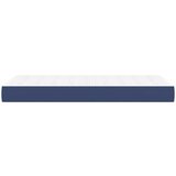  Vzmetnica z žepkasto vzmetjo modra 90x190x20 cm blago, (20738258) | Shoptok.si