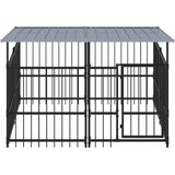  kavez za pse s krovom čelični 3,75 m² | Eponuda.com