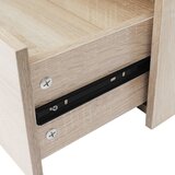  Komoda s 4 ladice 60 x 30,5 x 71 cm boja hrasta | shoptok.hr