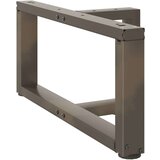  Noge za stolić T-oblika 2 kom prirodni čelik 70x25x(30-31)cm | shoptok.hr