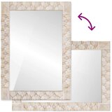  Zrcalo za kupaonicu Finš bijelog pranja 50 x 70 x 3 cm | shoptok.hr