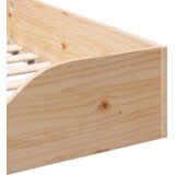  posteljni okvir, trden borov les, rjava, 90×213,5×24 cm | Shoptok.si