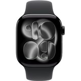 Apple watch serija 11 cellular 42mm m/l MF854ZR/A aluminijasto ohišje crna crna športna zapestnica | Shoptok.si