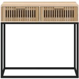  Konzolni stol 80 x 30 x 75 cm od konstruiranog drva i željeza | Eponuda.ba