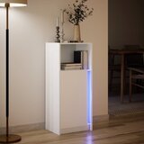  Komoda s LED svjetlima bijela 42,5x34x100 cm konstruirano drvo | Eponuda.com