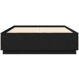 vidaXL Posteljni okvir črn 140x200 cm inženirski les | Shoptok.si