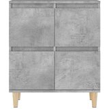  Komoda siva boja betona 60x35x70 cm od konstruiranog drva | shoptok.hr