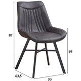 MID.YOU SET STOLOV, tekstil antracit | Shoptok.si