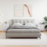 vidaXL Nočna omarica 2 kosa bela 40x35x47,5 cm inženirski les | Shoptok.si