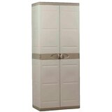 plastiken Garderobne omare Armoire de rangement en résine beige Bež Cene