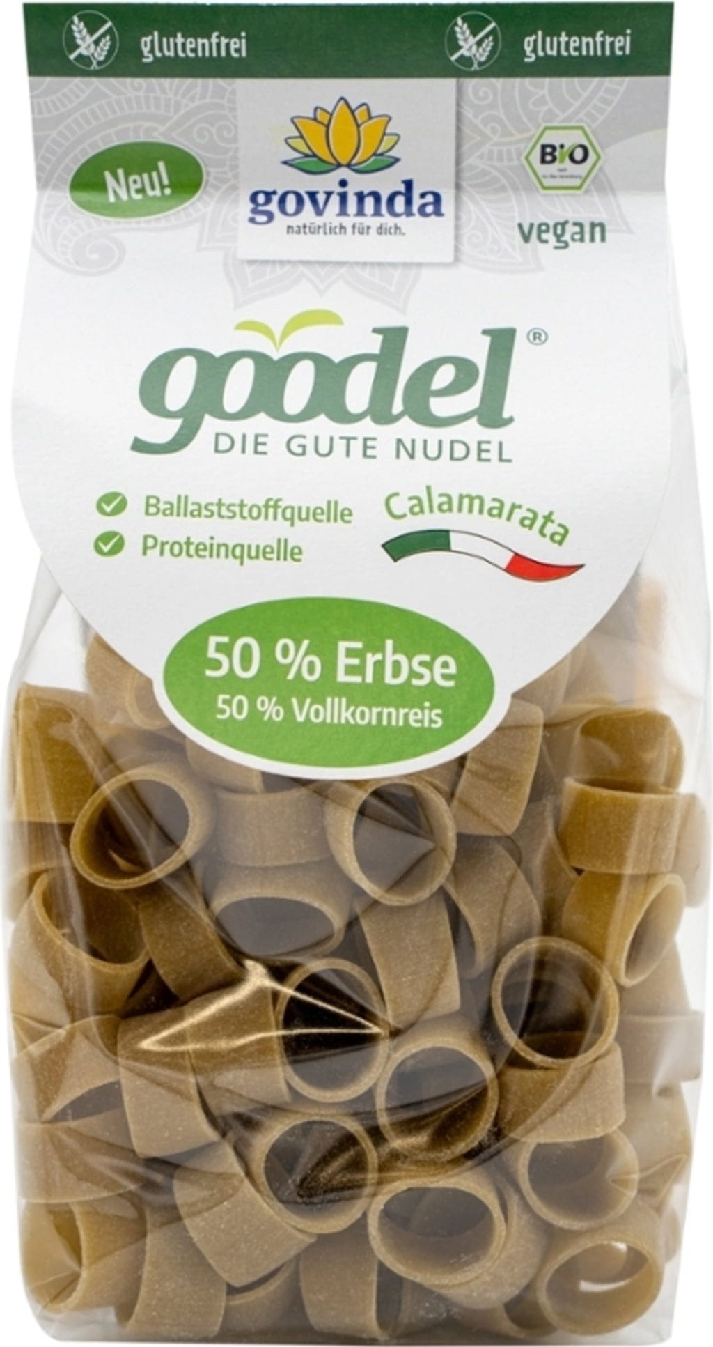 Goodel Calamarata grah polnozrnati riž Bio - 250 g
