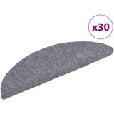  Prostirke za stepenice, samoljepljive, 30 kom, 56x17x3 cm, svijetlo sive, poluokrugle | Eponuda.ba