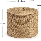 Kave Home Koš za perilo iz vodne hijacinte v naravni barvi Yessira – | Shoptok.si