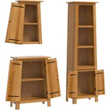  3-dijelni set kupaonskog namještaja od masivne borovine | shoptok.hr