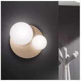  Ondaluce - Zidno svetlo TONDO 1xE14/10W/230V + 1xE27/15W zlatno/belo | Eponuda.com