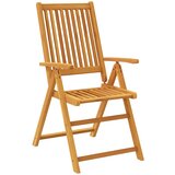  3-dijelni vrtni blagovaonski set od masivnog bagremovog drva Smeđa 110 x 110 x 75 cm | Shoptok.si