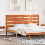  Uzglavlje Vosak smeđa 200,5 x 3 x 80 cm Čvrsto borovo drvo | shoptok.hr