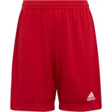 Adidas Sportske hlače 'Entrada22' vatreno crvena / bijela