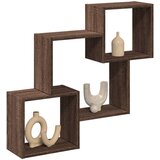 Maison Chic Stenska omarica - Zidna omarica 78x18x71 cm rjavi hrast inženirski les iu247, (22062940) | Shoptok.si