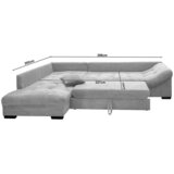 MID.YOU sedežna garnitura, rebrasti žamet temno zelena | Shoptok.si