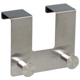 Casa Selección Kovinski obešalnik za vrata v mat srebrni barvi 13 cm – | Shoptok.si