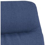  Stol za sproščanje z oporo za noge modro blago, (20699352) | Shoptok.si